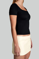 Body Hug Square Neck Tee