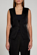 Suit Me Up Satin Vest